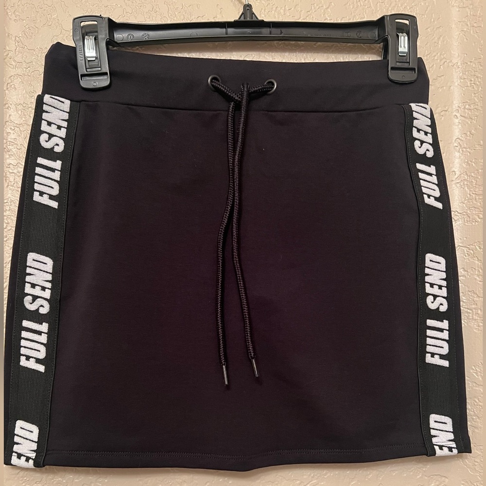 Full Send Black Mini Skirt NWT Size XS